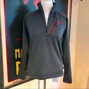 THE NORTH FACE Men/'s Size XL Leo Sweater 1//4 Zip Fleece Top Pullover Grey